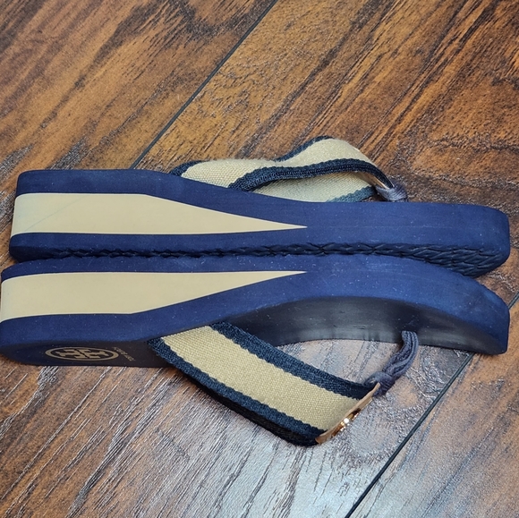 Tory Burch Wedge Flip Flops - Picture 4 of 8